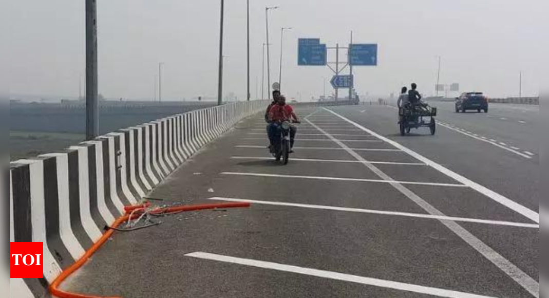 Rs 5,000 fine for taking two-wheeler on Delhi-Mumbai expressway stretch | Gurgaon News