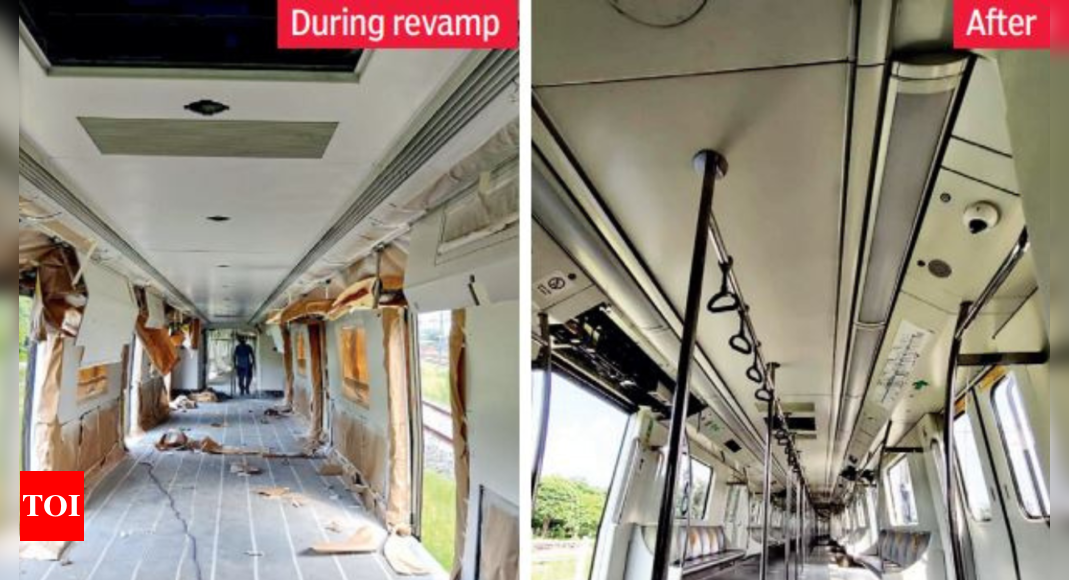 Delhi Metro News: How these Metro trains overcame mid-life crisis | Delhi News