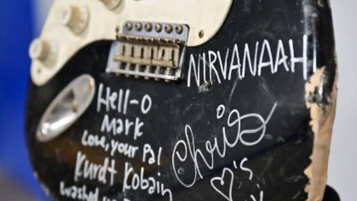 Guitar Smashed by Nirvana's Kurt Cobain Sells for Rs 5 Crore at Auction