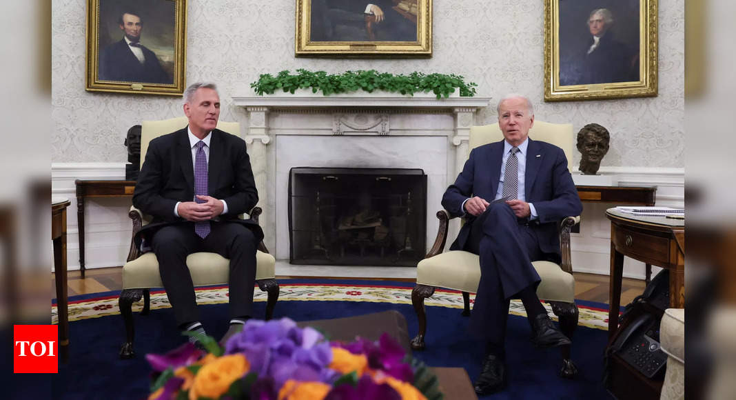 Joe Biden, Kevin McCarthy meeting ends with no deal on US debt ceiling - Times of India