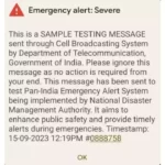 Government 'explains' emergency alerts sent to Android phone users